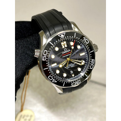 buy Omega sea master co axial black dial rubber strap super clone replica watches in dubai  at watchesindubai.com