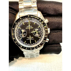 buy  Omega speed master black dial cronograph super clone replica watches in dubai at watchesindubai.com