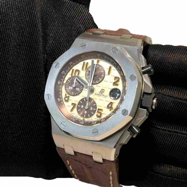 Audemars Piguet royal oak chorograph leather strap super clone replica watches in Dubai
