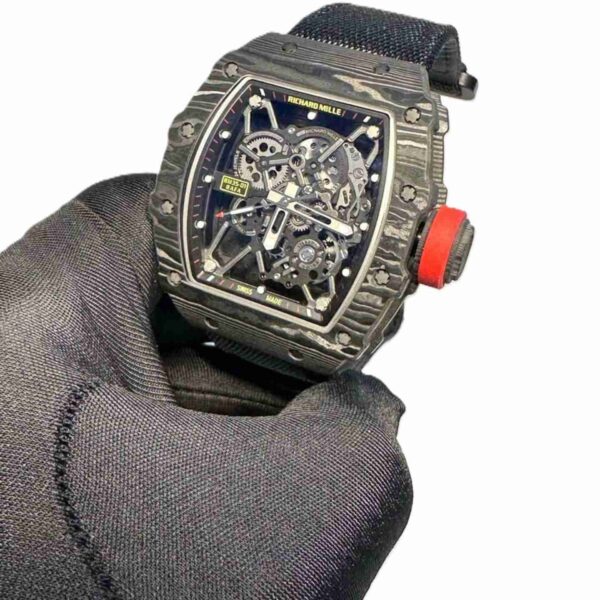 Richard Mille RM 35-01 rafa black dial with black velcro strap slim super clone watch