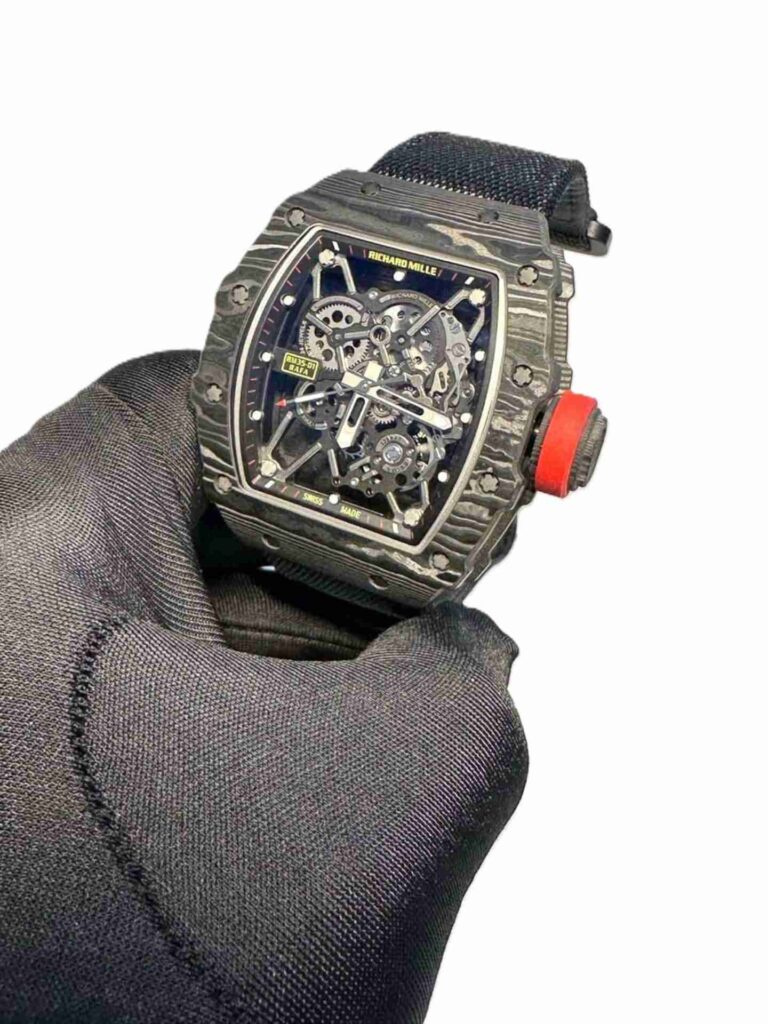 Richard Mille RM 35-01 rafa black dial with black velcro strap slim super clone watch