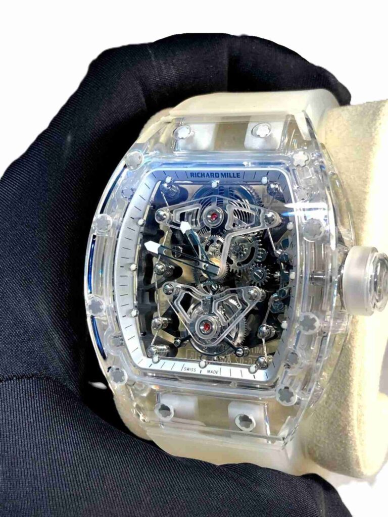 Richard Mille RM 56-02 Tourbillon transparent Sapphire super clone 1:1 watch