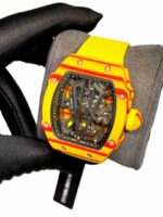 Richard Mille RM 27-03 yellow super clone replica watches in Dubai