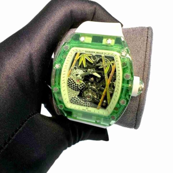 Richard Mille Green Sapphire crystal super clone watches in Dubai