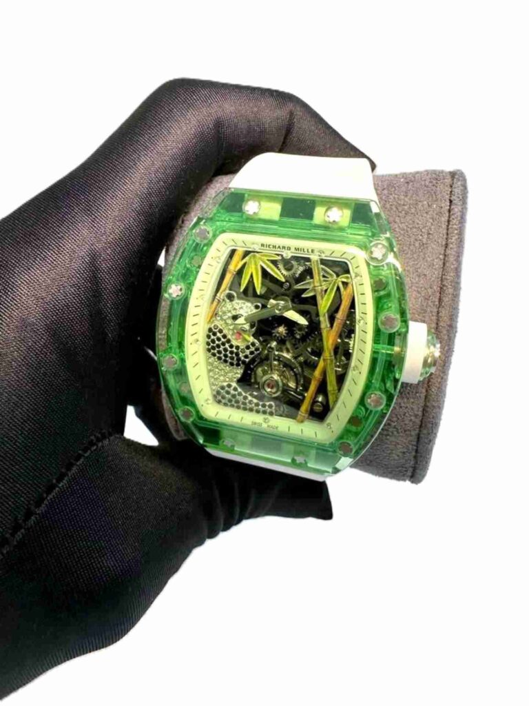 Richard Mille Green Sapphire crystal super clone watches in Dubai