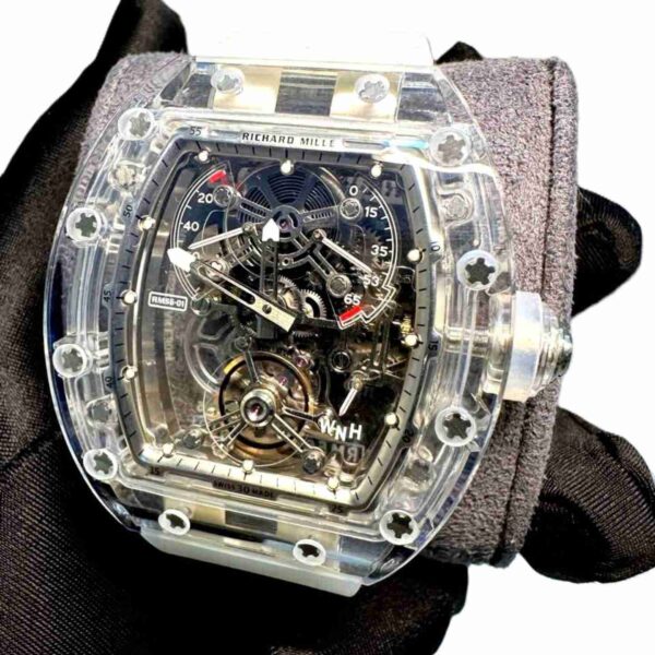 Richard Mille RM 56-01 sapphire crystal tourbillon complete working super clone watch