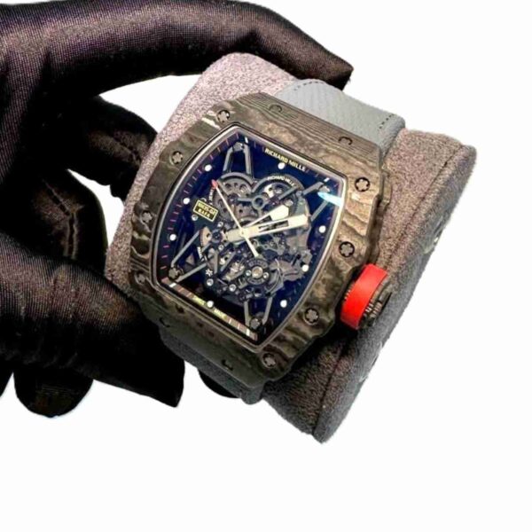 Richard Mille RM 35-01 rafa black watch with velcro strap super clone watch