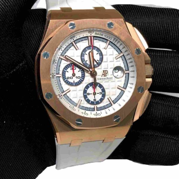 Audemars Piquet Royal Oak Offshore white dial rose gold bazel 1:1 Super clone watch