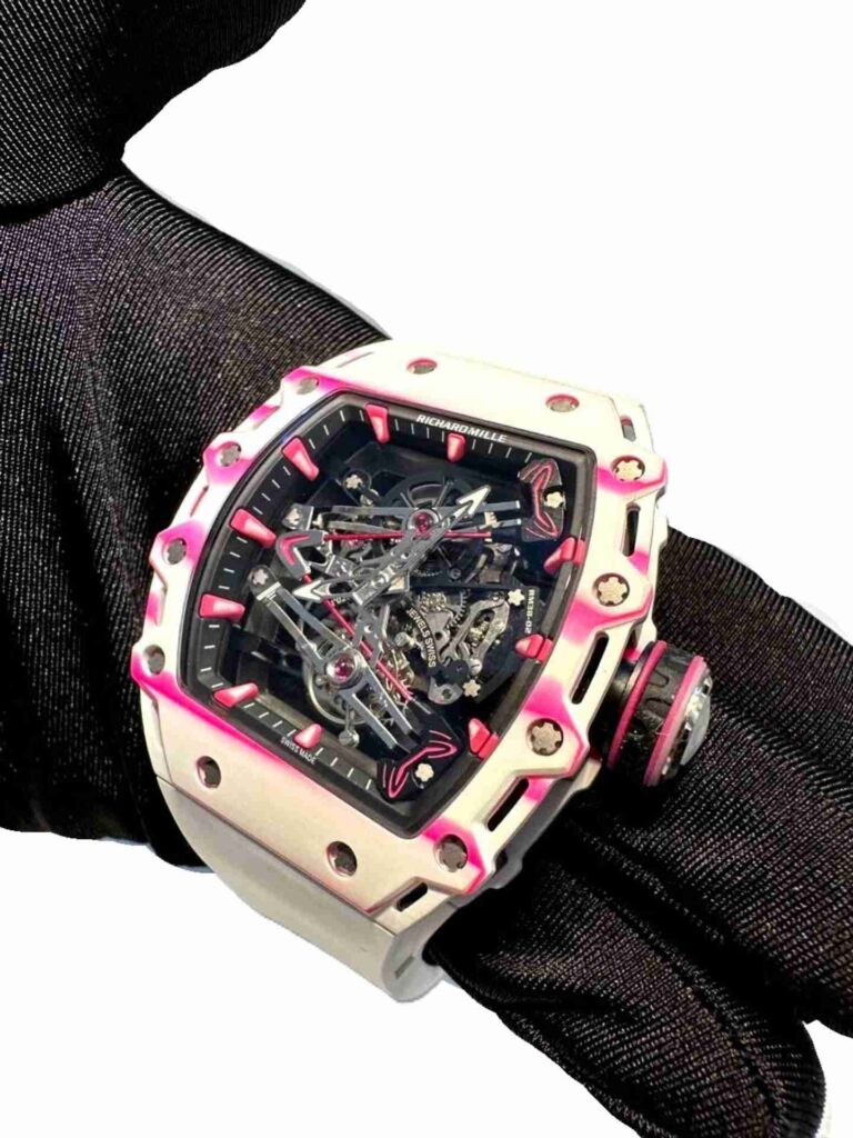 RM 38-02 white with working tourbillon super clone watches in dubai