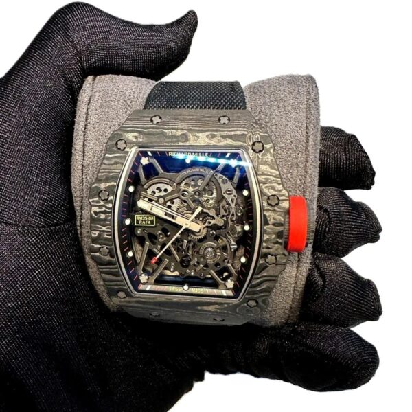 RICHARD MILLE RM 35-02 RAFAEL NADAL BLACK DIAL WITH BLACK VELCRO STRAP