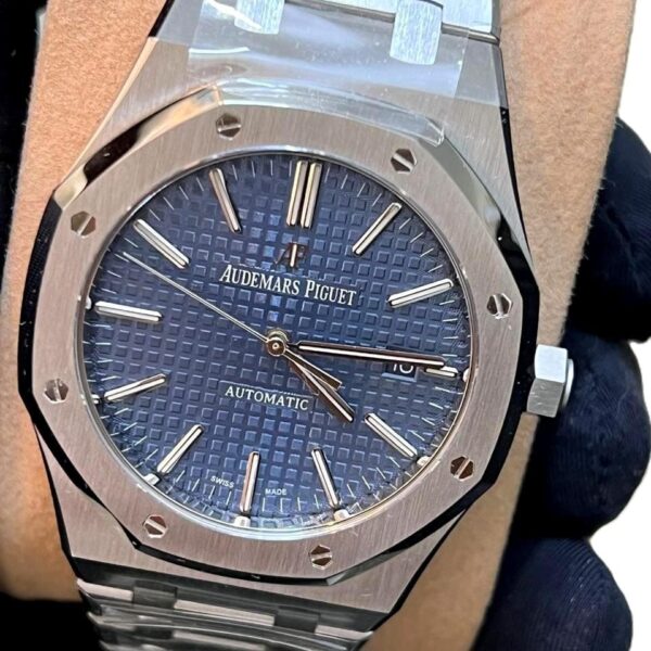 Audemars Piguet Royal Oak  blue Dial 15400 model super master clone watch