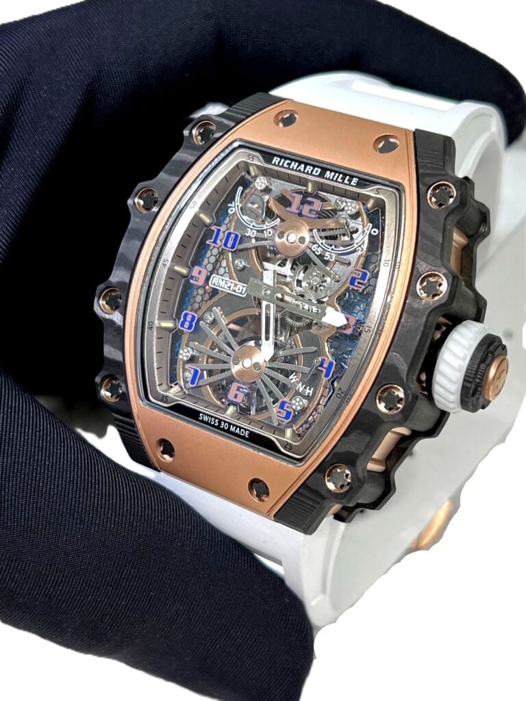 Richard Mille RM 21-01 white super clone replica watches in Dubai