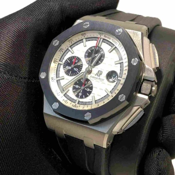 Audemars Piguet Royal Oak Off Shore white dial rubber strap super master clone watch