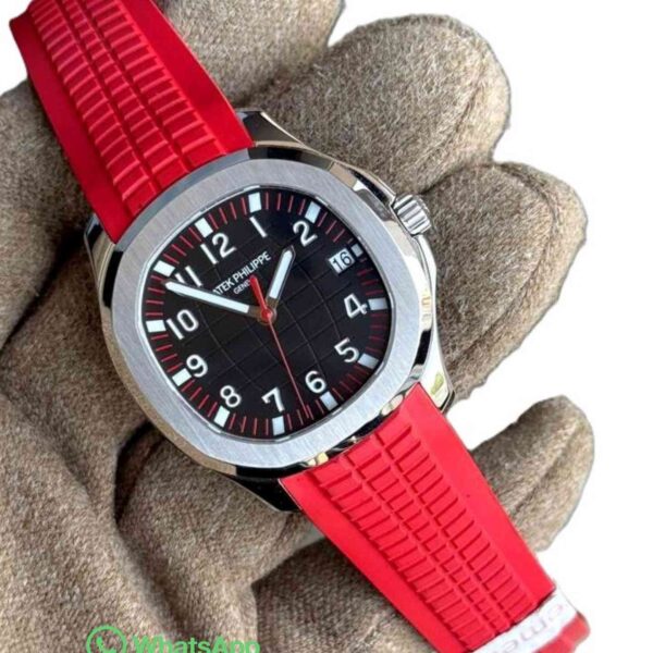 Patek Philippe Aquanaut 5167a Red Slim SUPER CLONE WATCH