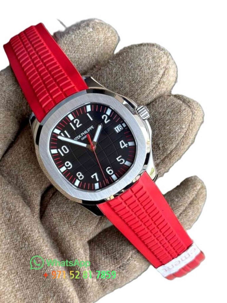 Patek Philippe Aquanaut 5167a Red Slim SUPER CLONE WATCH