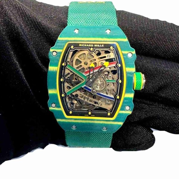 RICHARD MILLE RM 67-02 GREEN ULTRA SLIM SUPER CLONE WATCHES IN DUBAI