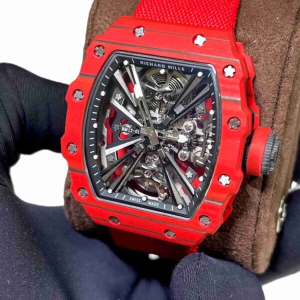 RM 12-01 Rafael Nadal red super clone slim watch