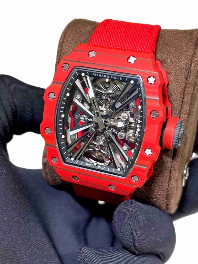 RM 12-01 Rafael Nadal red super clone slim watch