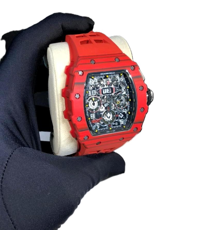 Richard Mille RM 011 Red super clone watches in dubai