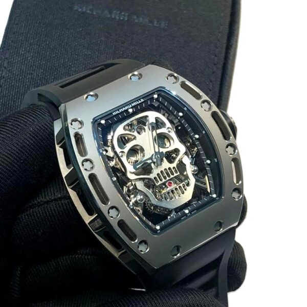 Richard Mille RM52 Skull working tourbillon super clone 1:1 watch