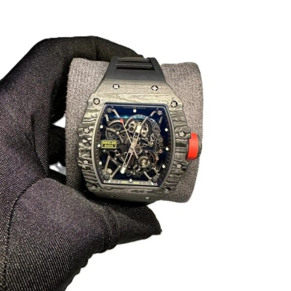 RICHARD MILLE RM 35-02 RAFAEL NADAL BLACK RUBBER STRAP SUPER CLONE WATCH