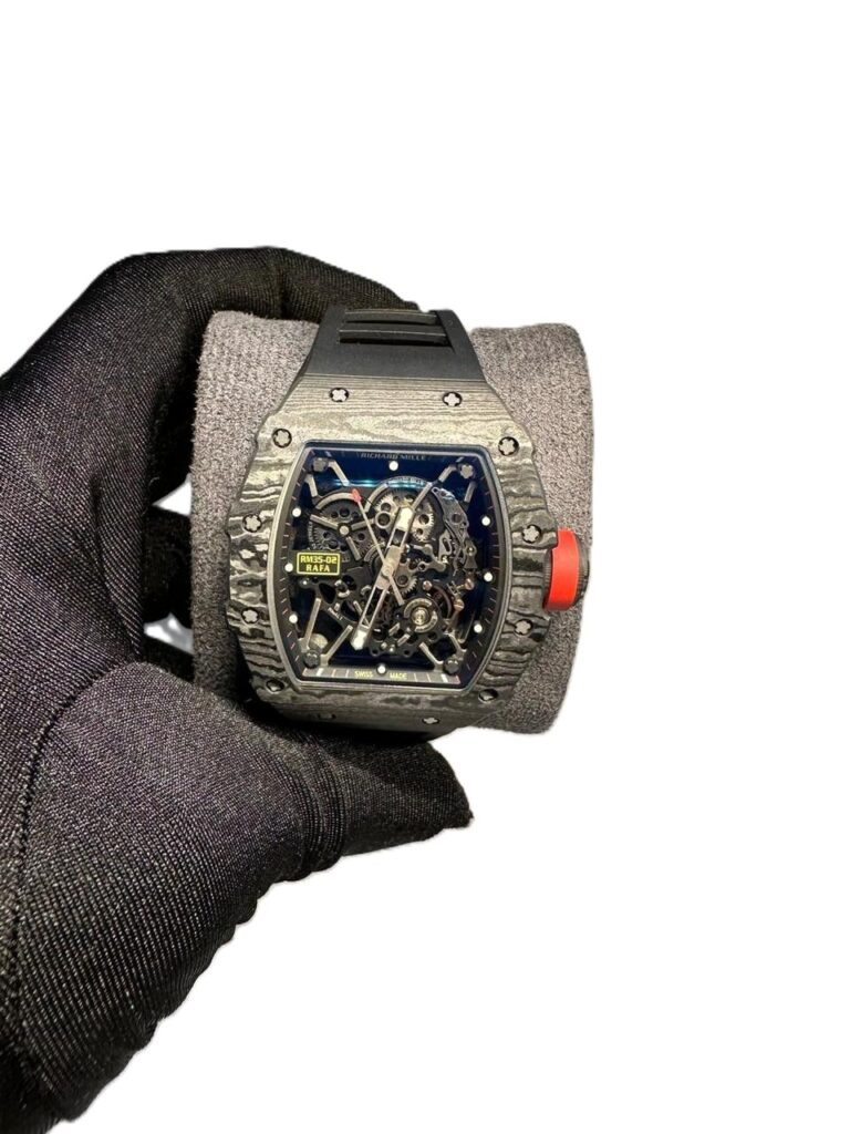 RICHARD MILLE RM 35-02 RAFAEL NADAL BLACK RUBBER STRAP SUPER CLONE WATCH