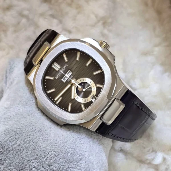 Patek Philippe Nautilus 5726 A LEATHER STRAP SWISS  SUPER CLONE WATCH