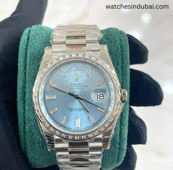 Rolex 40mm Day-Date Blue Face 228396