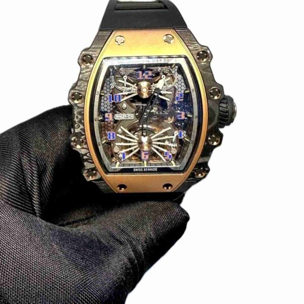 Richard Mille RM 21-01 black with rose gold super clone replica watches in Dubai