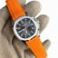 Patek Philippe Aquanaut 5167a BLACK DIAL ORANGE STRAP SUPER CLONE SLIM WATCH