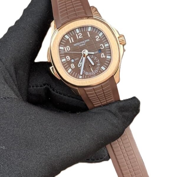 Patek Philippe Aquanaut BROWN DIAL WITH CRONO SUPER CLONE WATCH COMPLETE WORKING