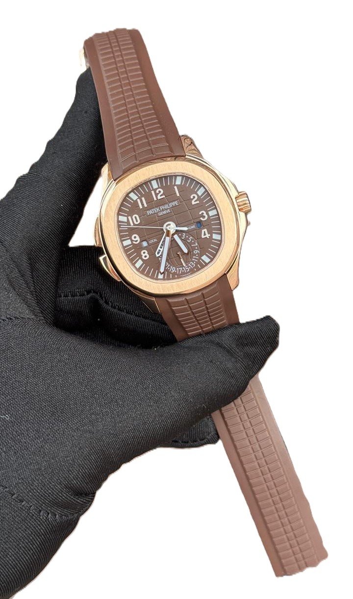 Patek Philippe Aquanaut BROWN DIAL WITH CRONO SUPER CLONE WATCH COMPLETE WORKING