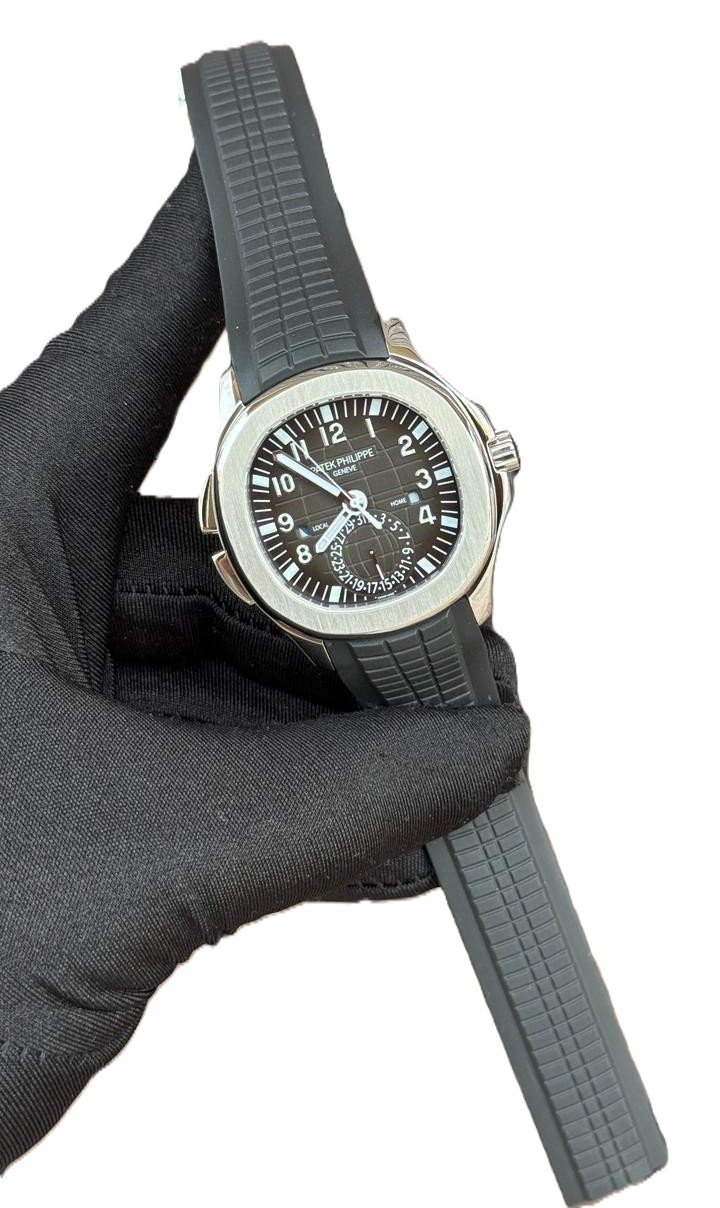Patek Philippe Aquanaut BLACK DIAL WITH CRONO SUPER CLONE WATCH COMPLETE WORKING