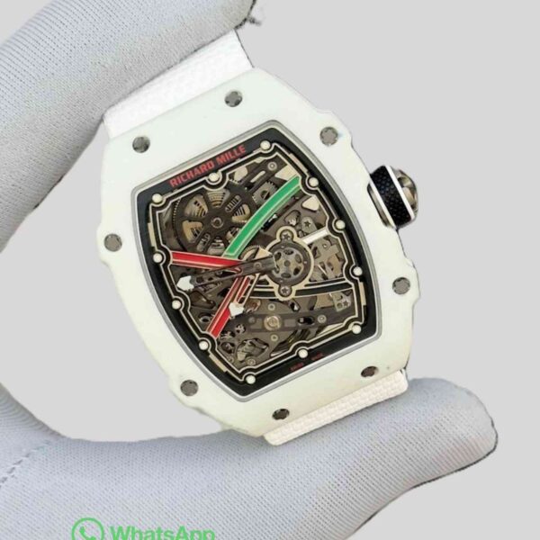 Richard Mille RM67-02 UAE EDITION with white strap super clone watches in dubai complete working