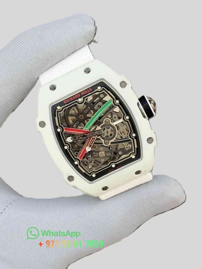 Richard Mille RM67-02 UAE EDITION with white strap super clone watches in dubai complete working