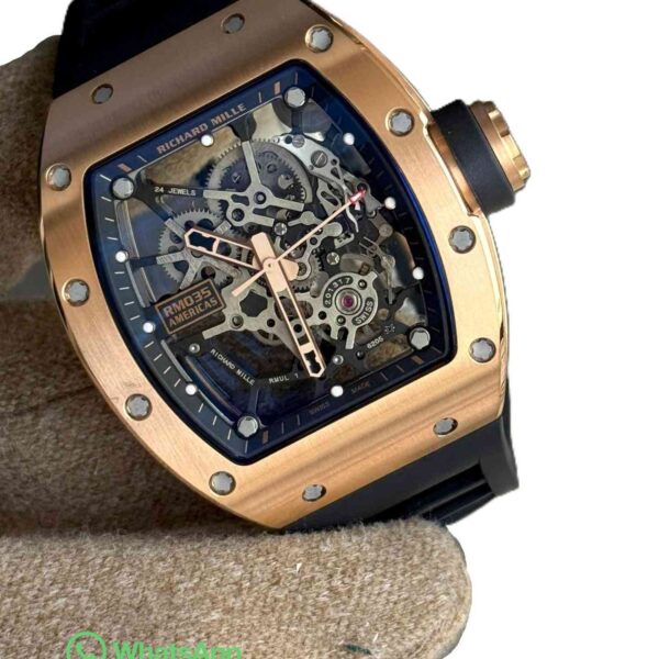 RICHARD MILLE RM 035 rose gold bezel super clone watches in dubai