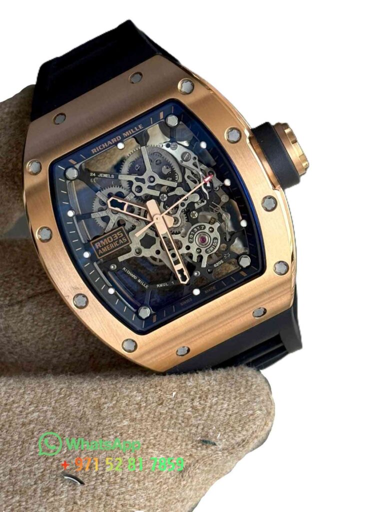 RICHARD MILLE RM 035 rose gold bezel super clone watches in dubai