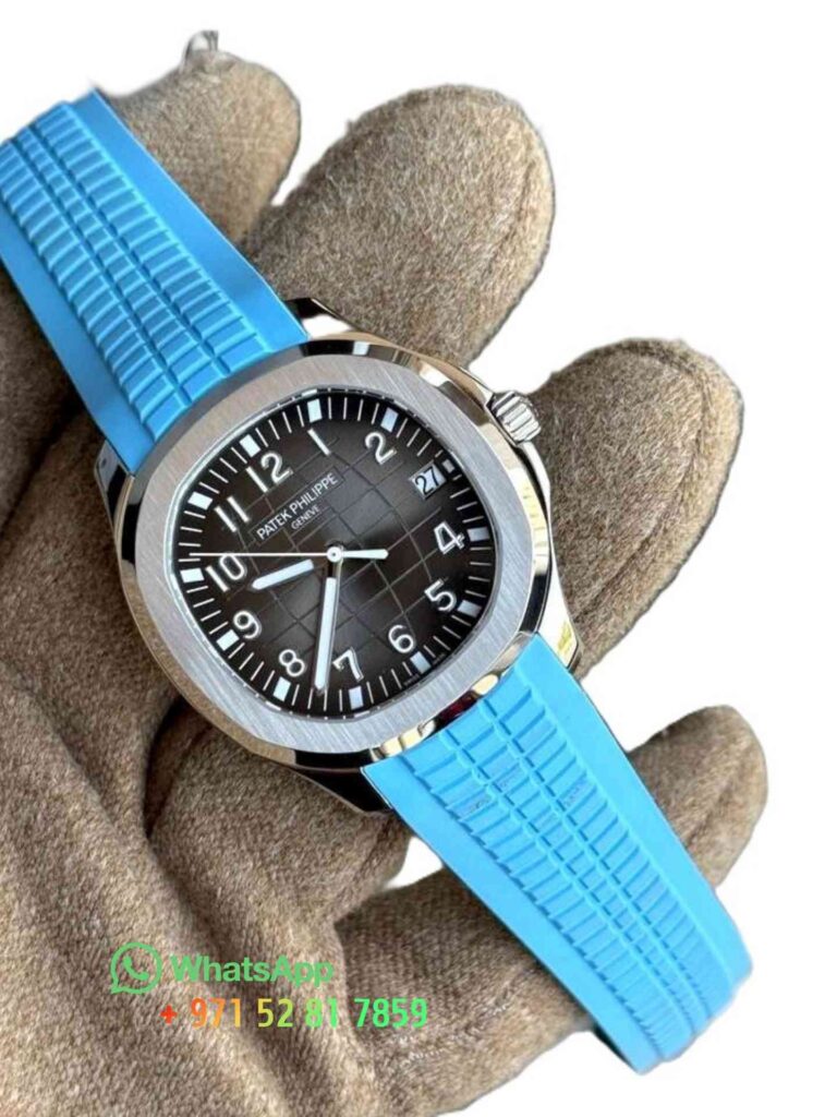 Patek Philippe Aquanaut 5167a BLACK DIAL WITH BLUE STRAP SLIM SUPER CLONE WATCH