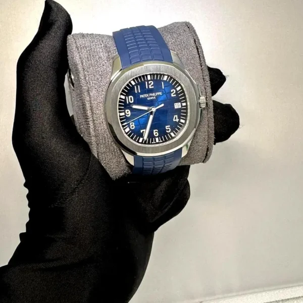 PATEK PHILIPPE AQUANAUT 5167A DARK BLUE STRAP SUPER CLONE WATCH