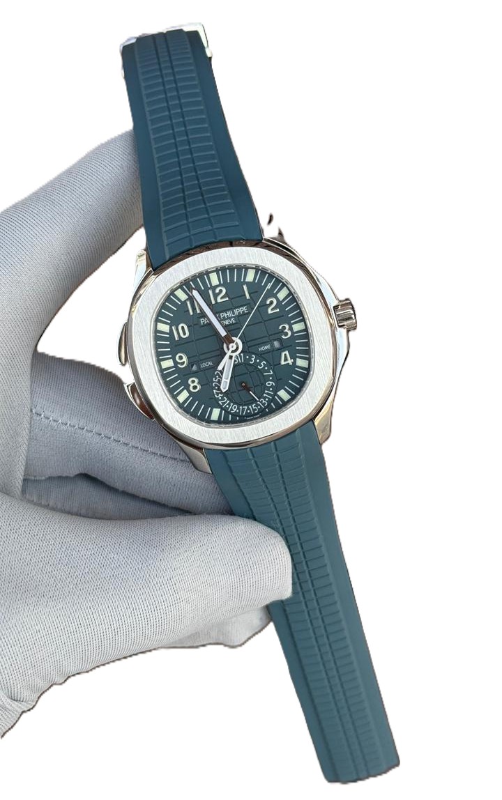 Patek Philippe Aquanaut Chronograph blue & Grey Complete Working SUPER CLONE WATCH
