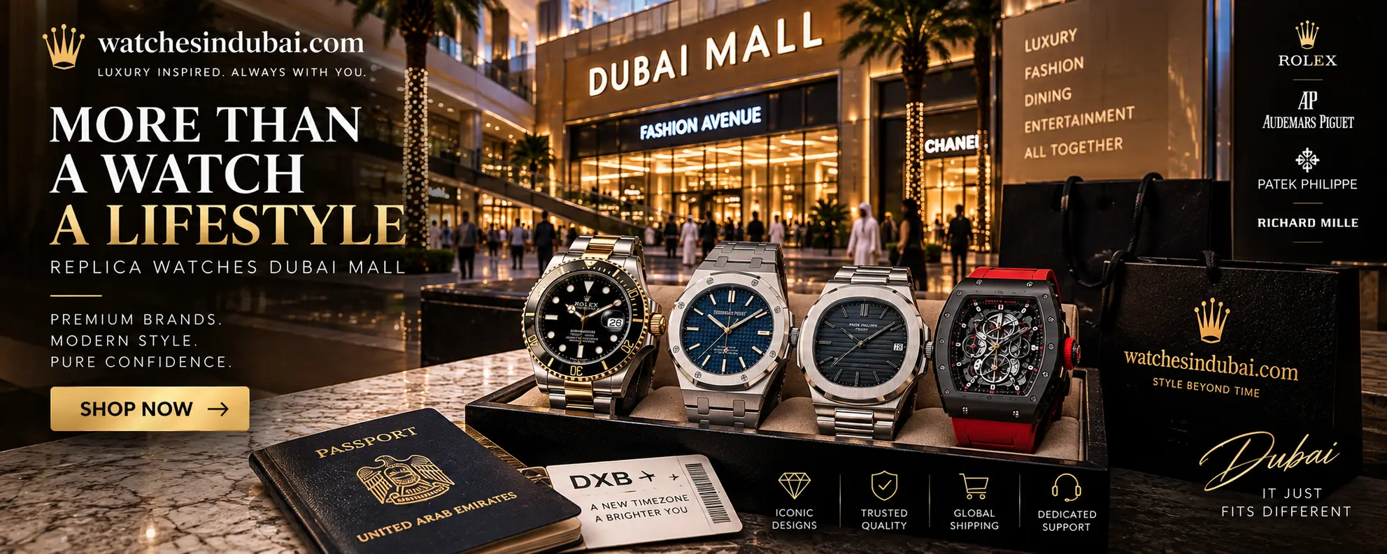 Replica Watches Dubai Mall